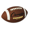 <strong>Champion Sports</strong><br />Pro Composite Football, Official Size, Brown