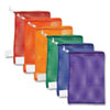 <strong>Champion Sports</strong><br />Heavy-Duty Mesh Bag, 12" x 18", Gold, Green, Orange, Purple, Royal Blue, Scarlet Red, 6/Set