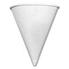 Paper Cone Cups, 4 oz, White, 5,000/Carton