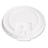 Lift Back And Lock Tab Cup Lids For Foam Cups, Fits 8 Oz Cups, White, 2,000/carton