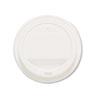Traveler Cappuccino Style Dome Lid, Fits 10 Oz To 24 Oz Cups, White, 100/sleeve, 10 Sleeves/carton