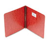 Pressboard Report Cover With Tyvek Reinforced Hinge, Two-Piece Prong Fastener, 2" Capacity, 8.5 X 8.5, Red/red