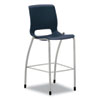<strong>HON®</strong><br />Motivate Four-Leg Cafe Height Stool, Supports Up to 300 lb, 30" Seat Height, Regatta Seat, Regatta Back, Platinum Base