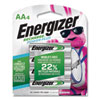 <strong>Energizer®</strong><br />NiMH Rechargeable AA Batteries, 1.2 V, 4/Pack