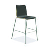 <strong>HON®</strong><br />Ruck Laminate Stool, Up to 300 lbs, 30" Seat Height, Charcoal Seat, Charcoal Back, Silver Base