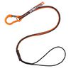 Squids 3104F(x) Tool Lanyard with Carabiner/Choke Loop, 10 lb Max Working Capacity, 38" to 48" Long, Gray/Orange