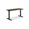 Coordinate Height Adjustable Desk Bundle 2-Stage, 58" x 22" x 27.75" to 47", Pinnacle\Black