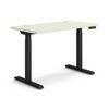 Coordinate Height Adjustable Desk Bundle 2-Stage, 46" x 22" x 27.75" to 47", Silver Mesh\Black