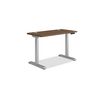 Coordinate Height Adjustable Desk Bundle 2-Stage, 46" x 22" x 27.75" to 47", Pinnacle\Silver