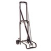 Luggage Cart, 125 lb Capacity, 13 x 10 Platform, Black Steel