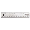 <strong>Westcott®</strong><br />Stainless Steel Office Ruler With Non Slip Cork Base, Standard/Metric, 12" Long