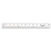<strong>Westcott®</strong><br />Clear Flexible Acrylic Ruler, Standard/Metric, 12" Long, Clear