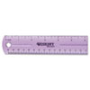 <strong>Westcott®</strong><br />12" Jewel Colored Ruler, Standard/Metric, Plastic