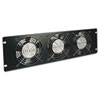 Smartrack Fan Panel, 3u, Three 120v High-Performance Fans, 210 Cfm, 5-15p Plug