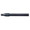 Fiberglass Broom Handle, Nylon Plastic Threaded End, 1" Dia. X 60" Long, Black