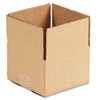 Fixed-Depth Corrugated Shipping Boxes, Regular Slotted Container (RSC), 6" x 6" x 4", Brown Kraft, 25/Bundle
