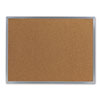 <strong>Universal®</strong><br />Cork Bulletin Board, 24 x 18, Natural Surface, Aluminum Frame