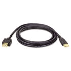 USB 2.0 Gold Extension Cable, 6 ft, Black TRPU024006