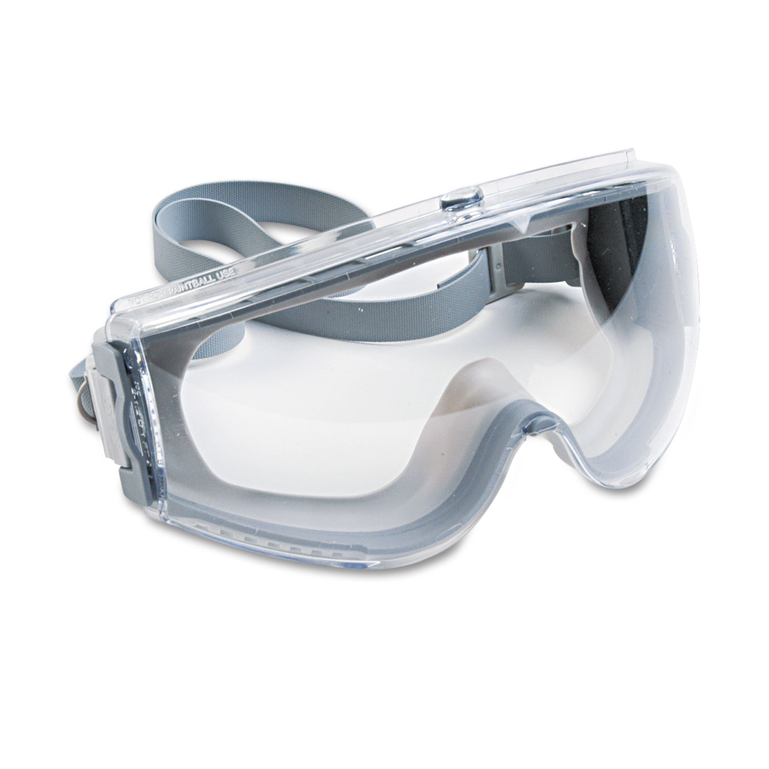  Honeywell Uvex S3960C Stealth Antifog, Antiscratch, Antistatic Goggles, Clear Lens, Gray Frame (UVXS3960C) 