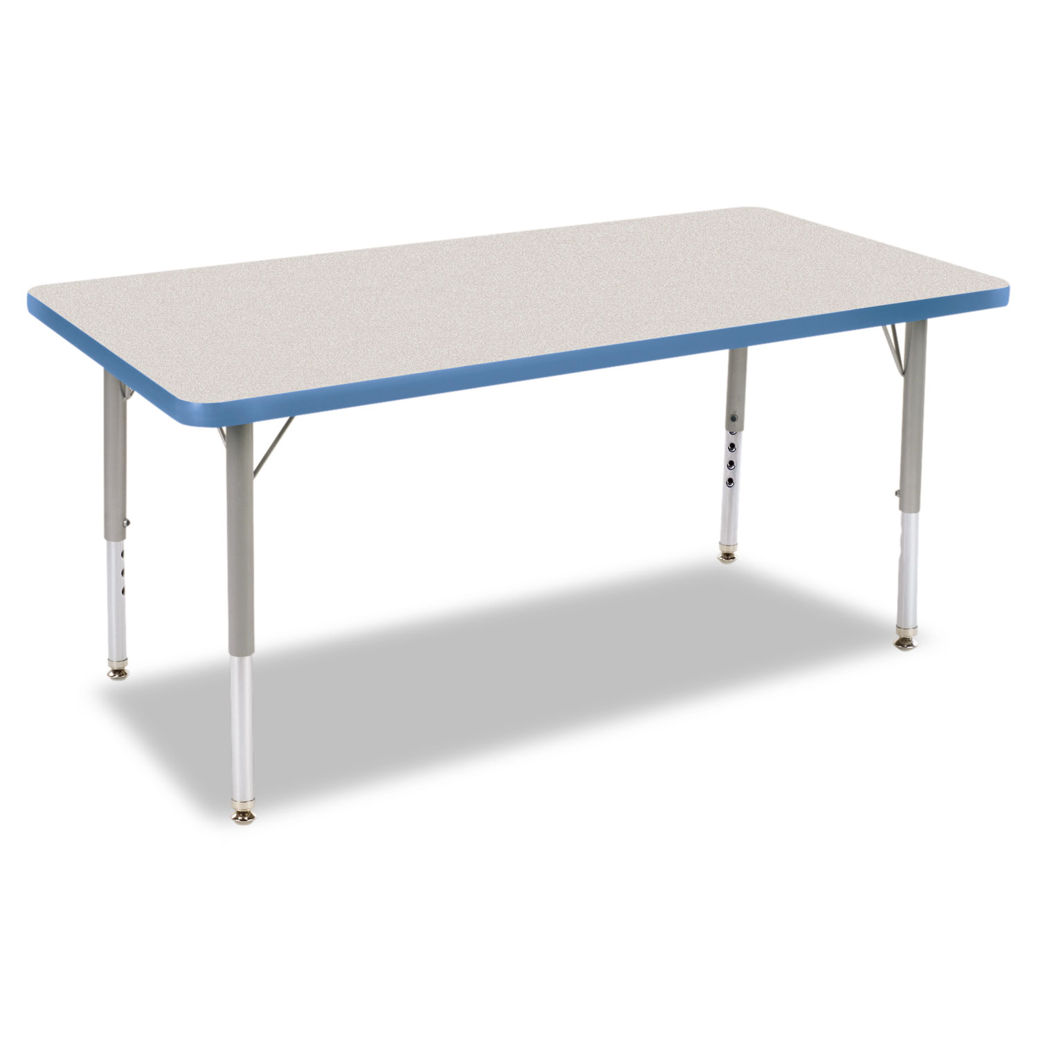 Primary Collection Rectangular Activity Table, 24w x 48d x 25h, Gray Nebula