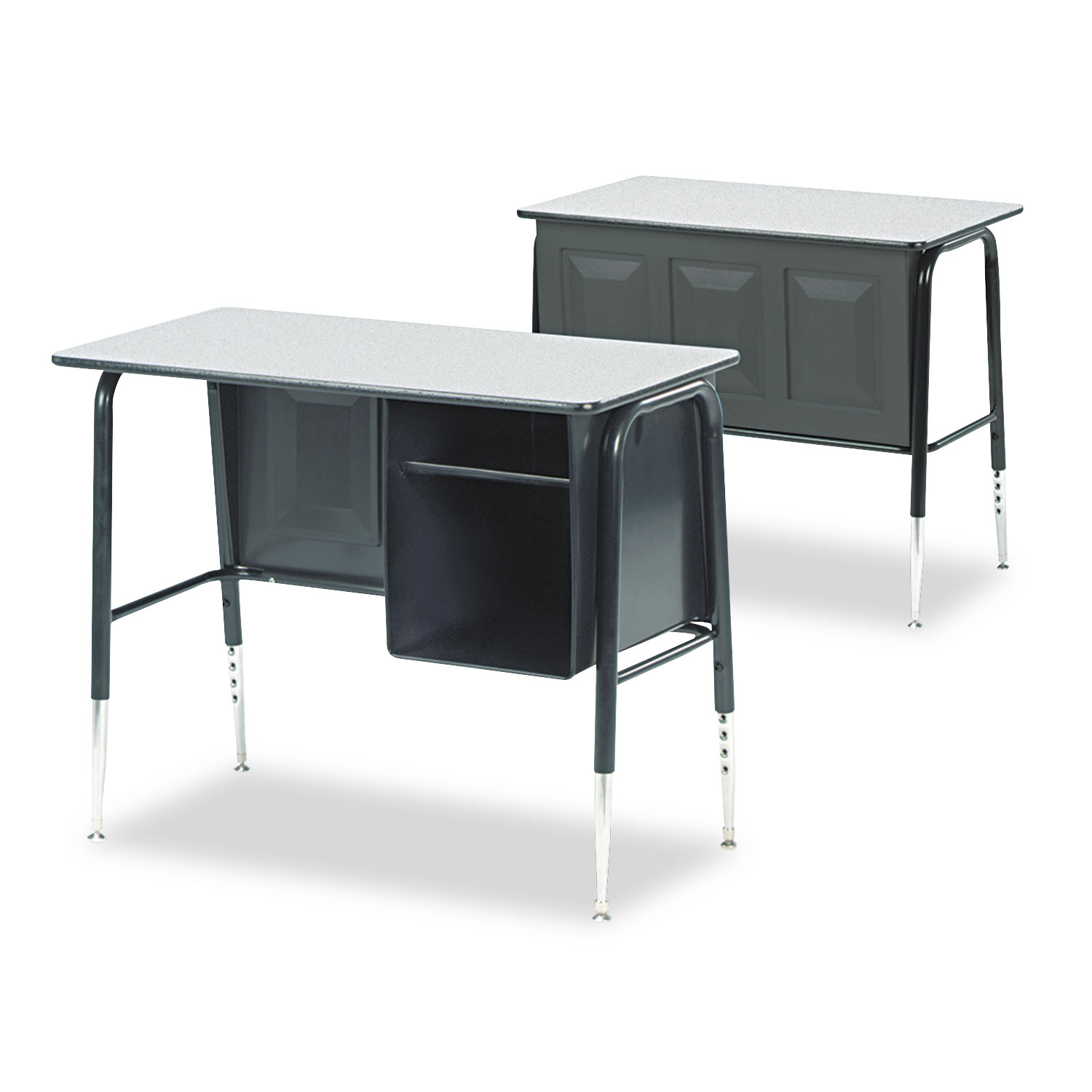 Jr. Executive Desk, 34w x 20d x 30h, Gray Nebula