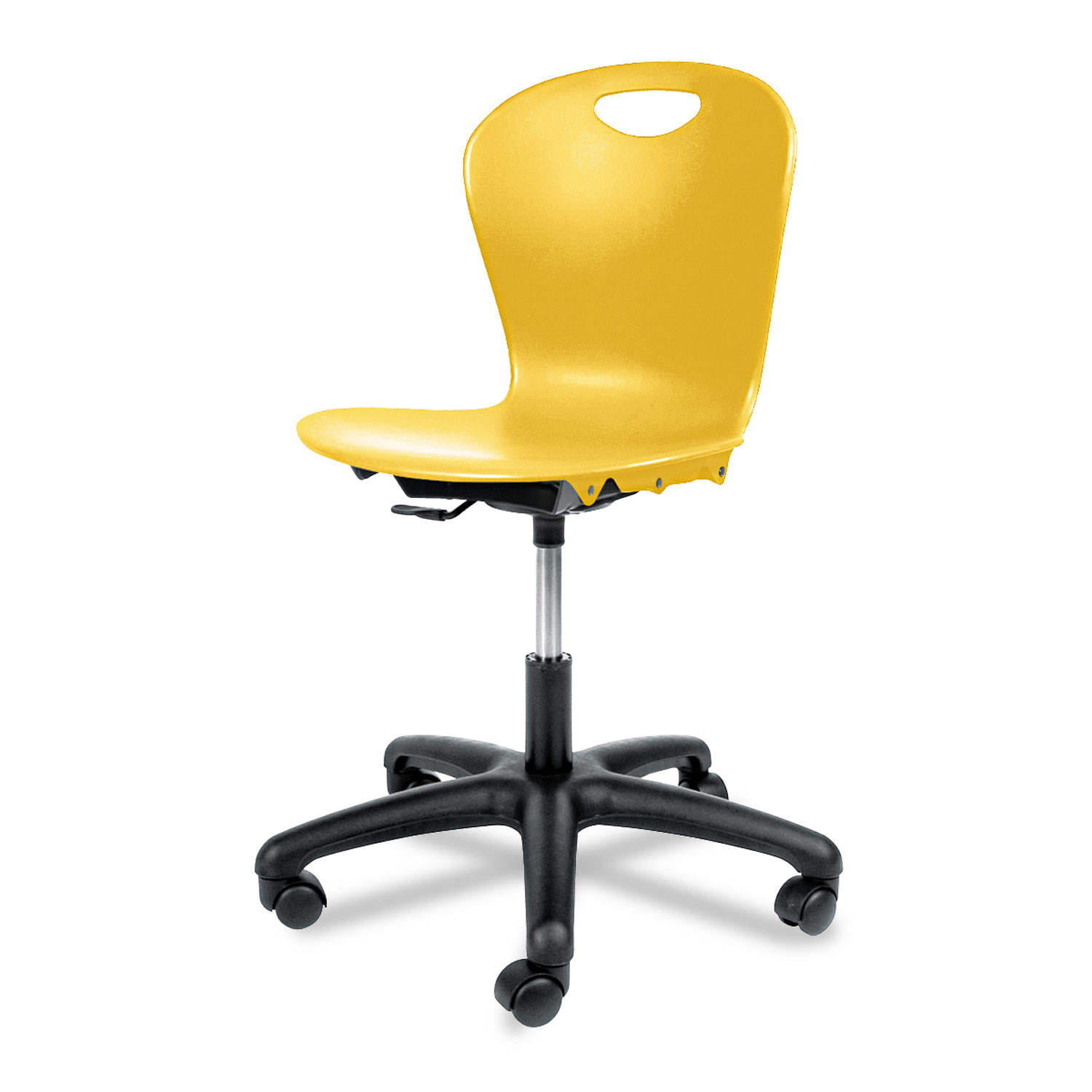 Adjustable-Height Task Chair, 24-1/8w x 24-1/8d x 3034-1/2h, Squash