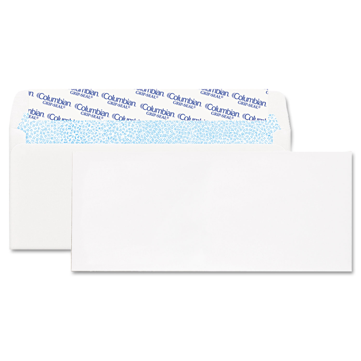 Grip-Seal Security Tint Business Envelope, #6 3/4, 3 5/8 x 6 1/2, White, 55/Box