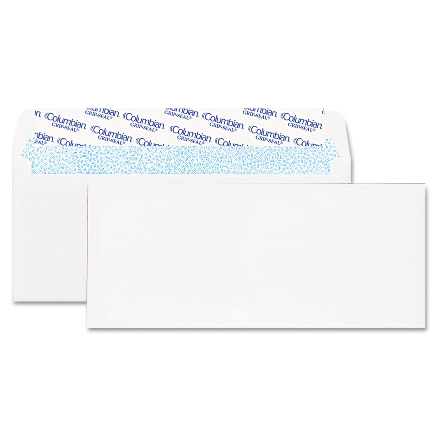  Columbian COLO148 Grip-Seal Business Envelope, #10, Commercial Flap, Self-Adhesive Closure, 4.13 x 9.5, White, 250/Box (QUACO148) 