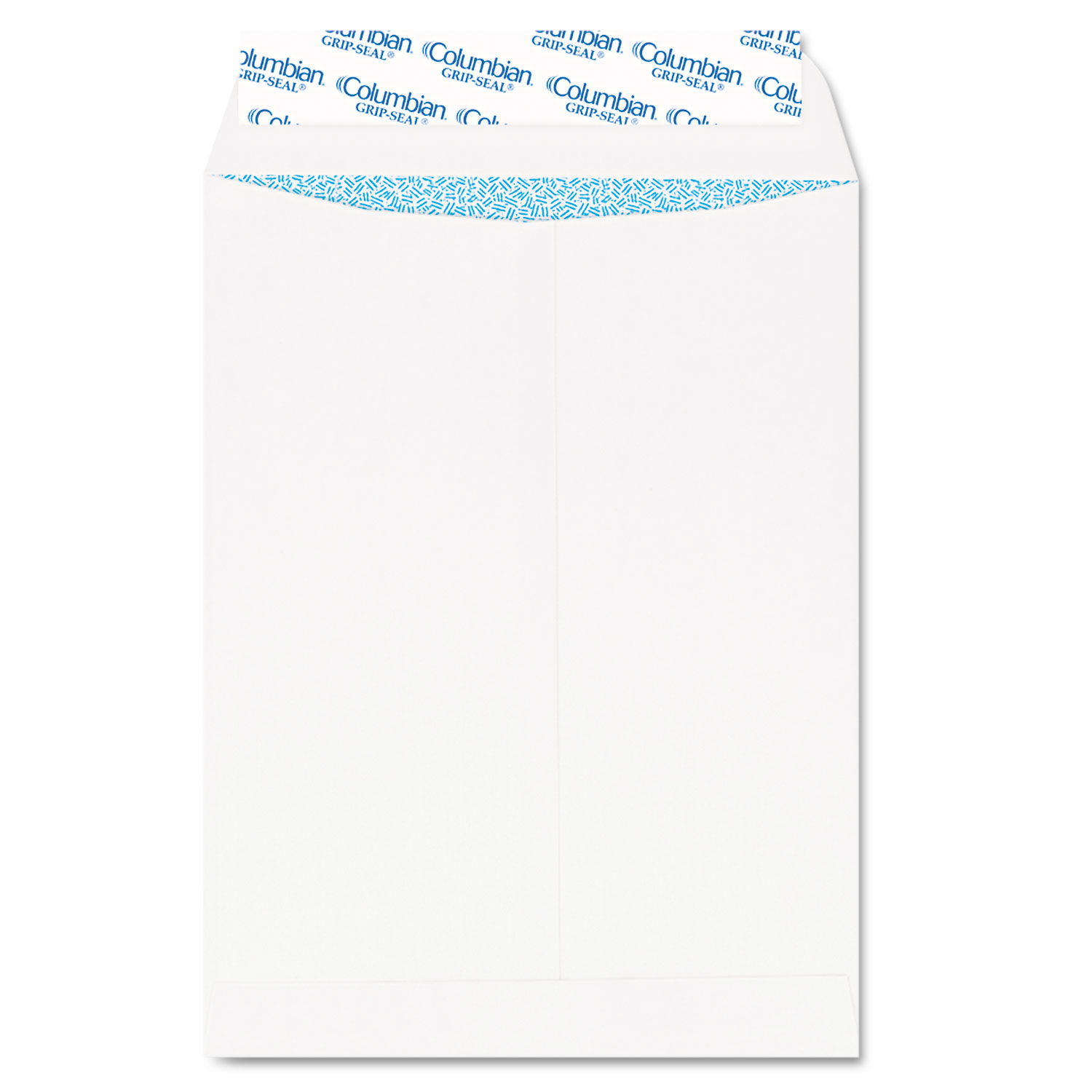  Columbian COLO929 Grip-Seal Security Tinted All-Purpose Catalog Envelope, #13 1/2, Cheese Blade Flap, 10 x 13, White, 100/Box (QUACO929) 