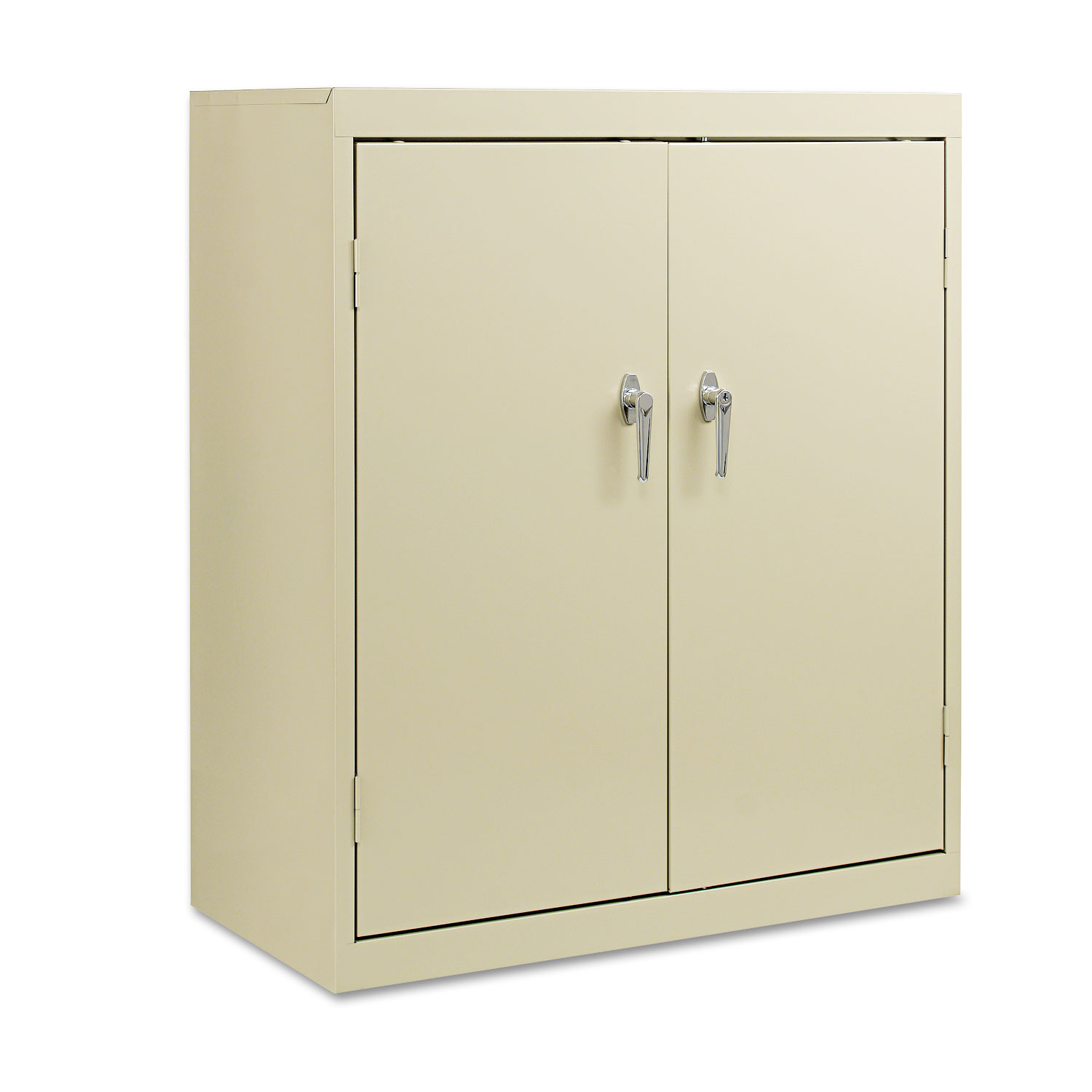 Assembled 42 High Storage Cabinet, w/Adjustable Shelves, 36w x 18d, Putty