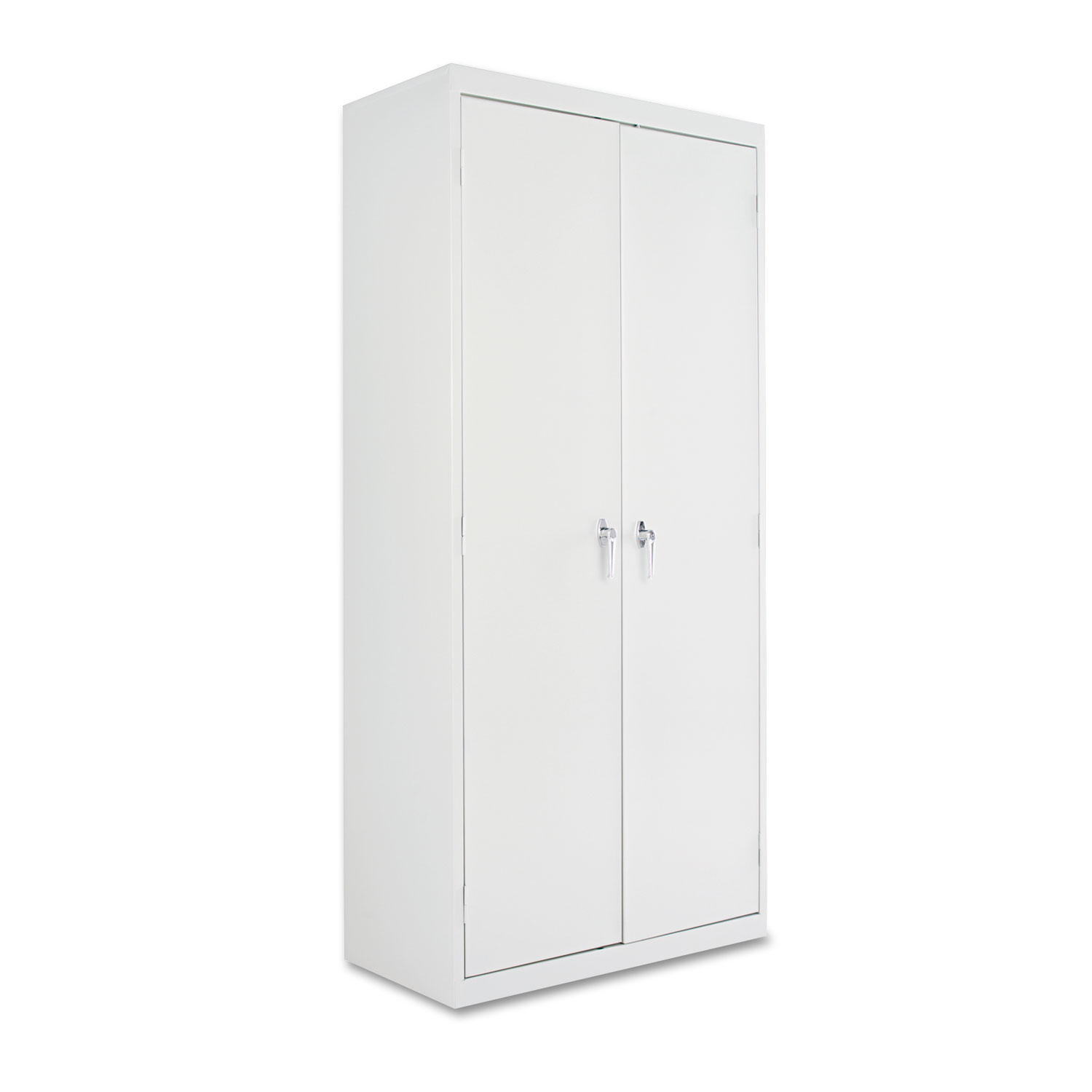 Assembled 78 High Storage Cabinet, w/Adjustable Shelves, 36w x 18d, Light Gray