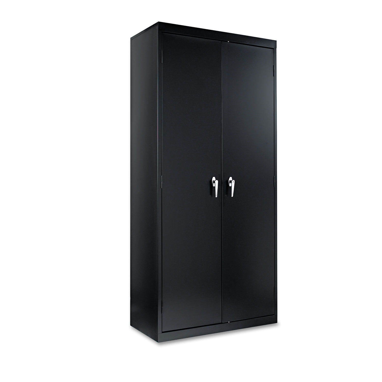 Assembled 78 High Storage Cabinet, w/Adjustable Shelves, 36w x 18d, Black