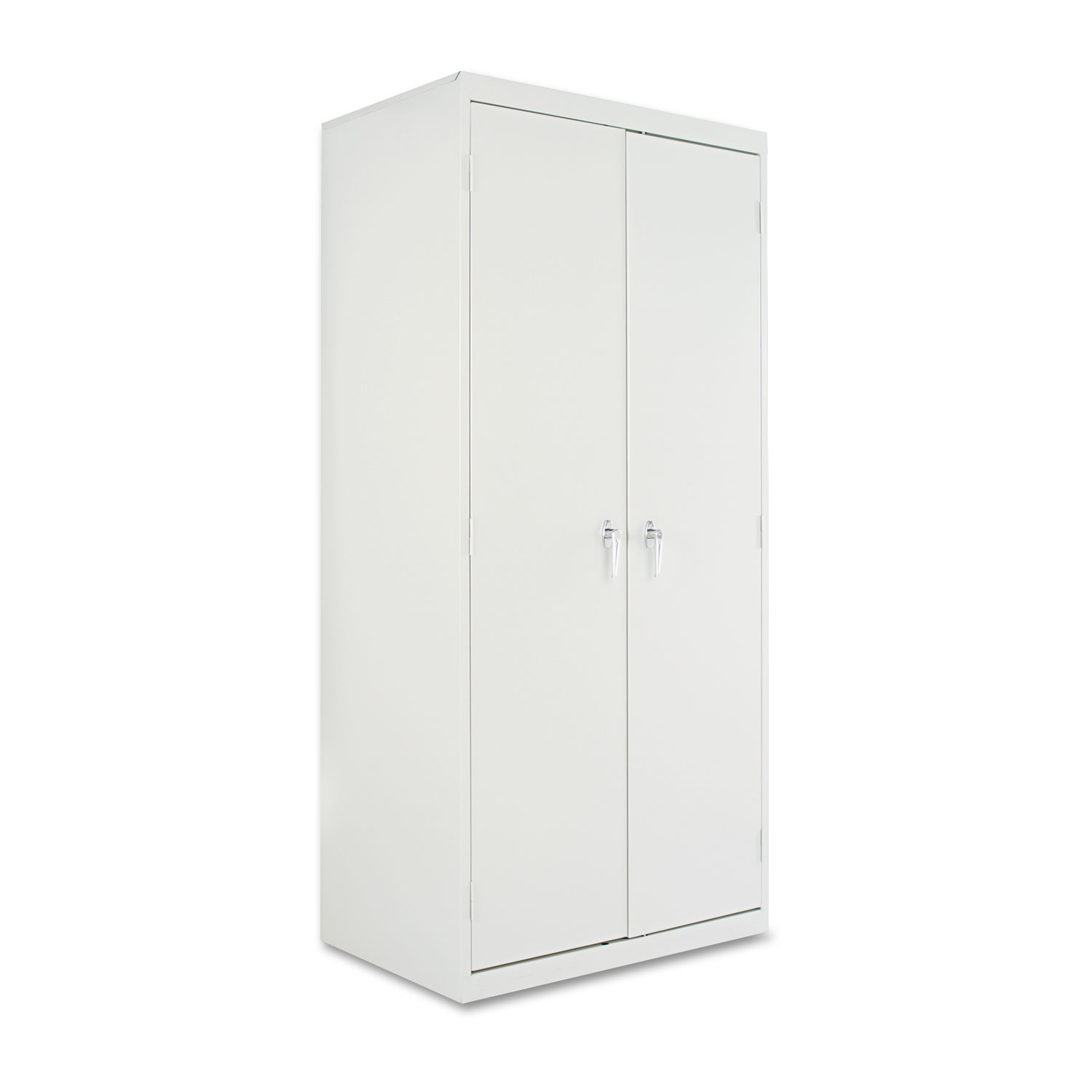 Assembled 78 High Storage Cabinet, w/Adjustable Shelves, 36w x 24d, Light Gray