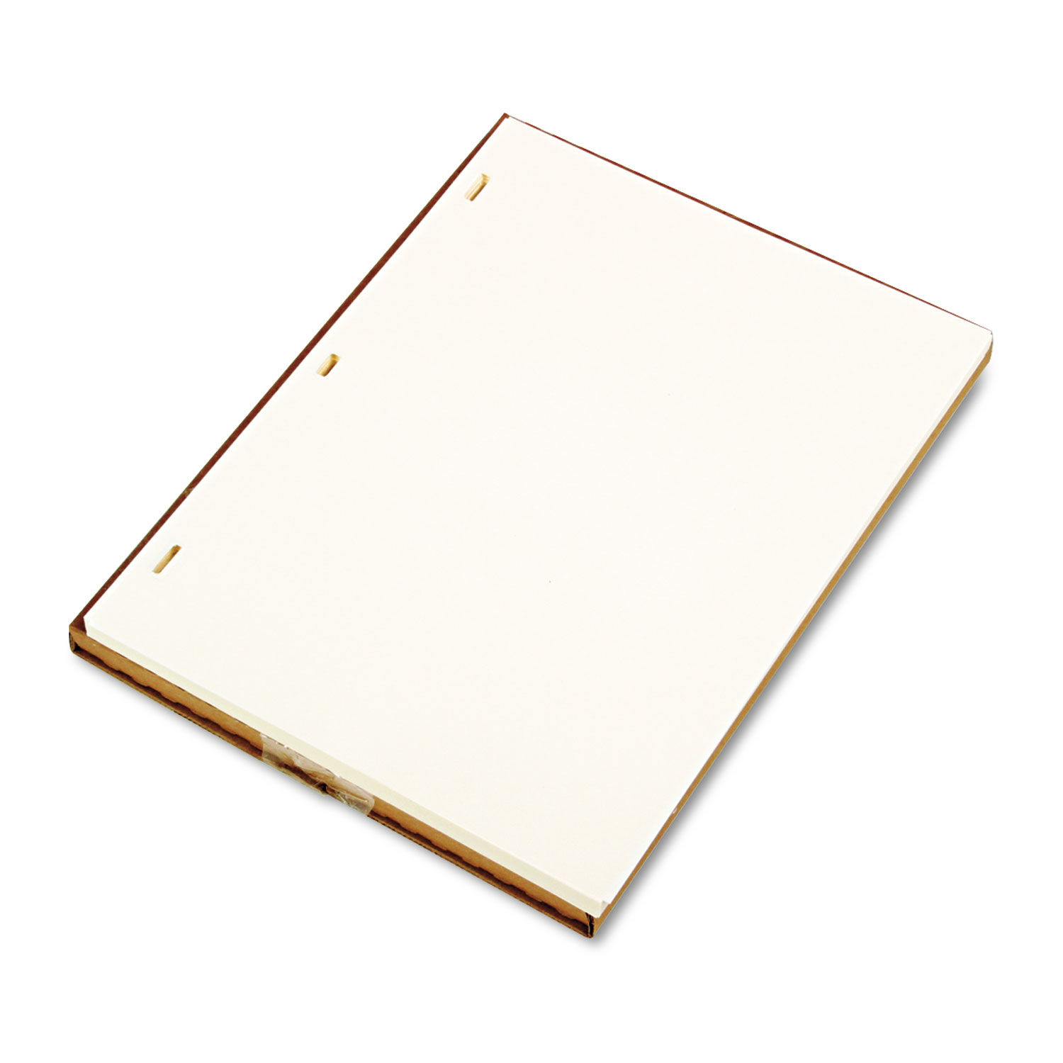 Looseleaf Minute Book Ledger Sheets, Ivory Linen, 11 x 8-1/2, 100 Sheet/Box