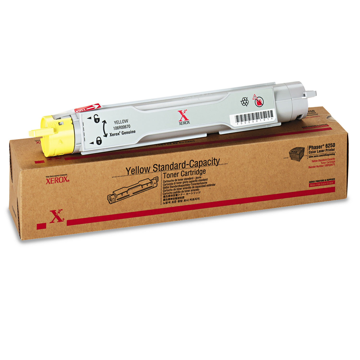 106R00670 Toner, 4000 Page-Yield, Yellow