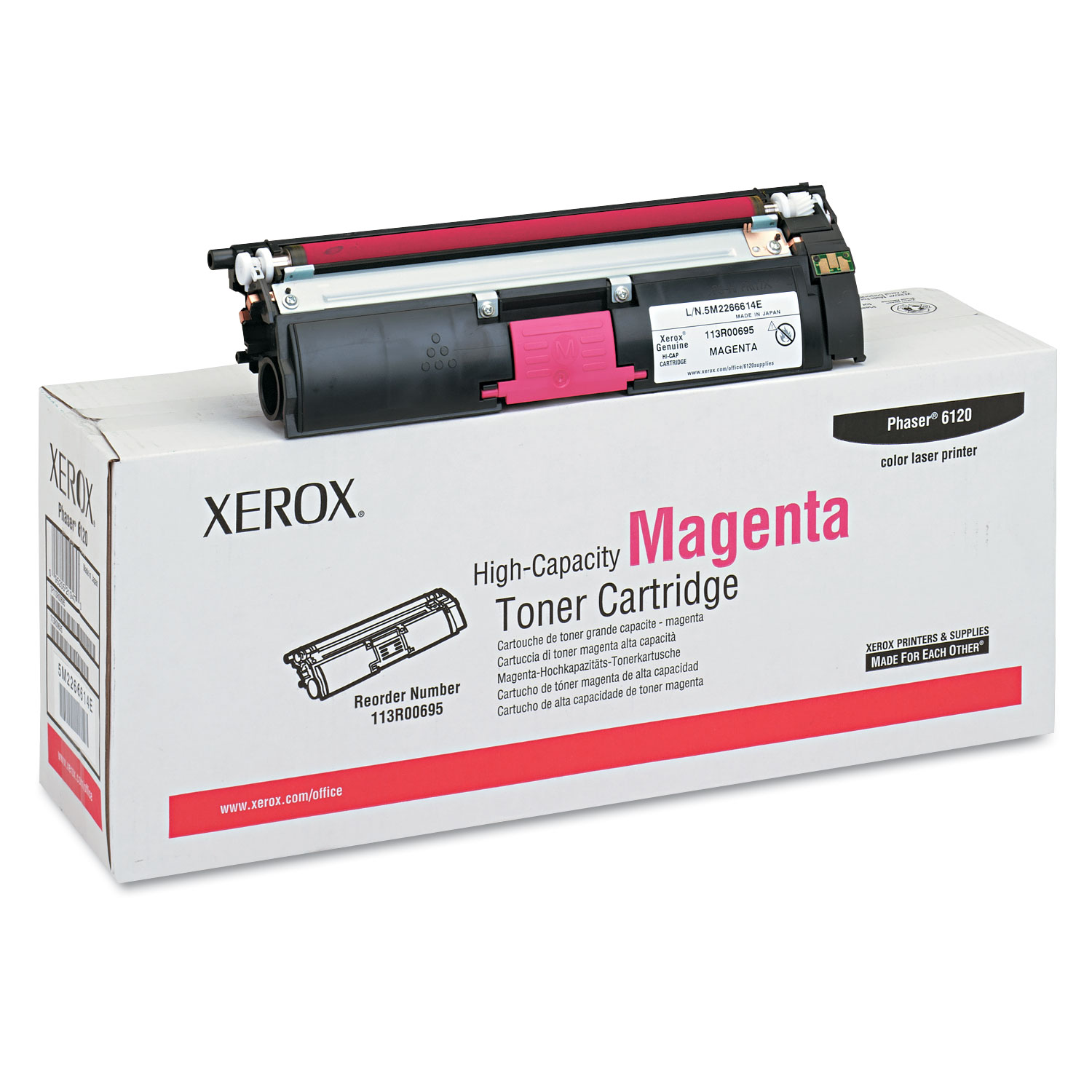 113R00695 High-Yield Toner, 4500 Page-Yield, Magenta