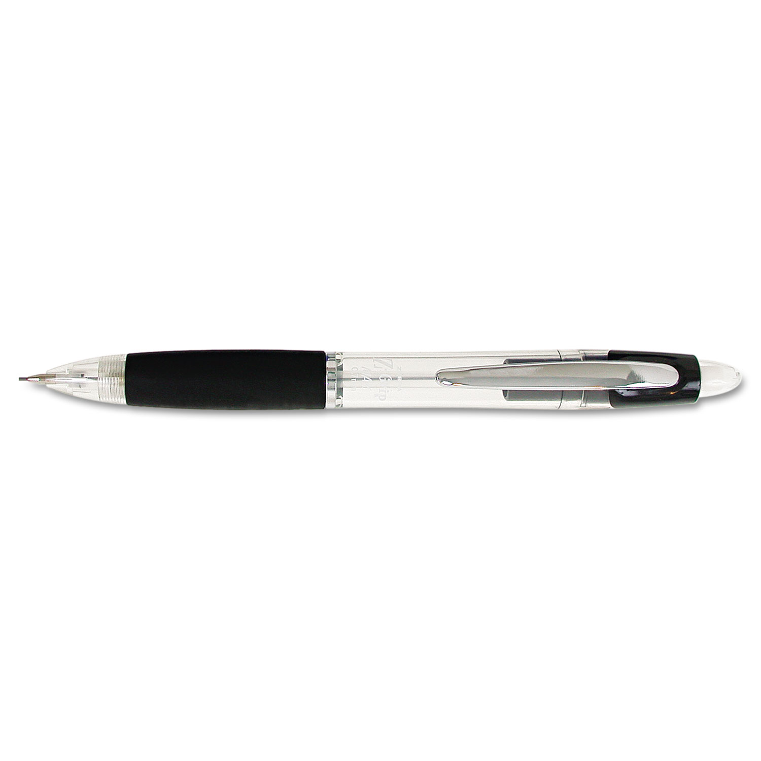 Zebra® Z-Grip Max Mechanical Pencil, 0.7 mm, Black Lead, Black Barrel, Dozen