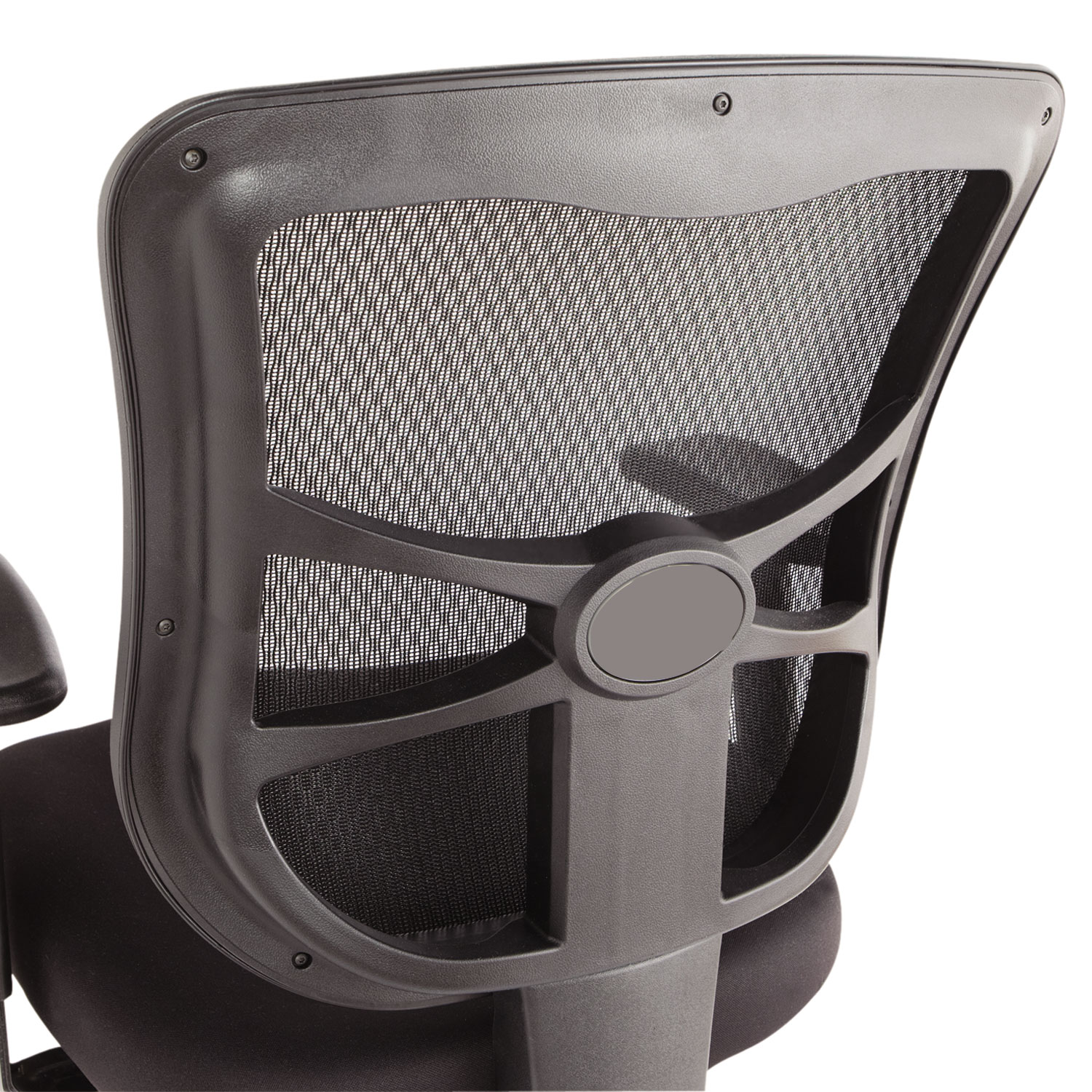 Alera Elusion Series Mesh Mid-Back Multifunction Chair, Black