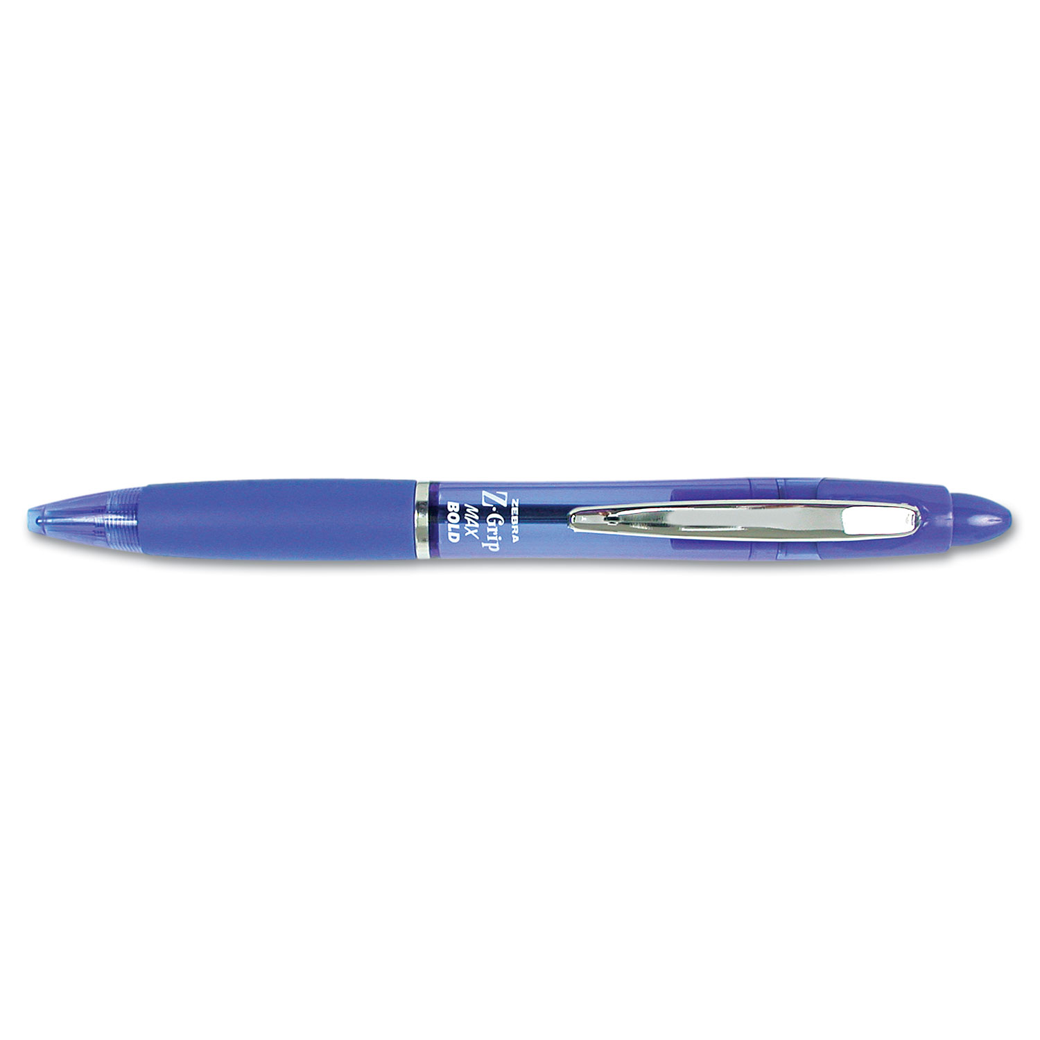 Z-Grip MAX Ballpoint Retractable Pen, Blue Ink, Bold, Dozen