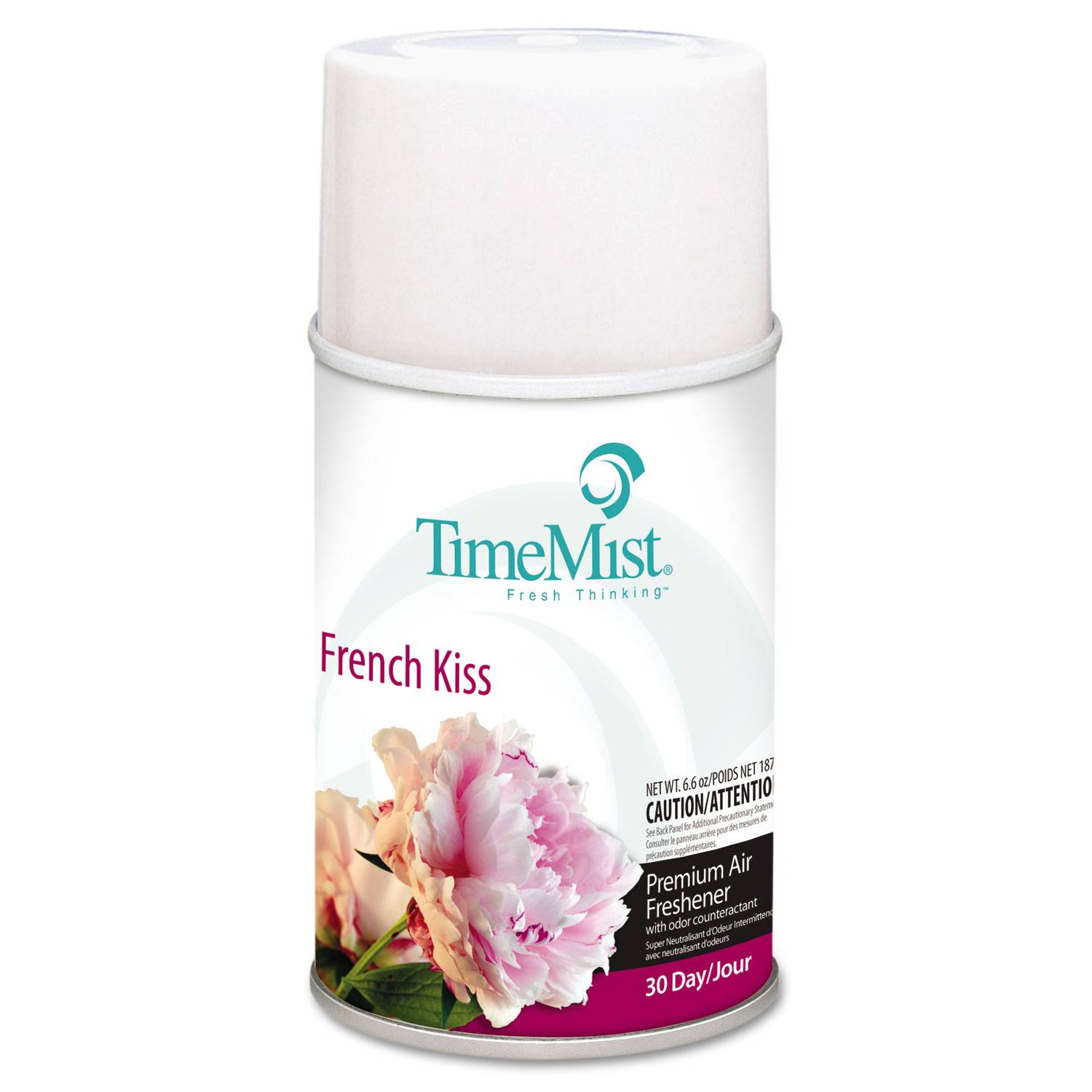  TimeMist 1042824 Premium Metered Air Freshener Refill, French Kiss, 6.6 oz Aerosol, 12/Carton (TMS1042824) 