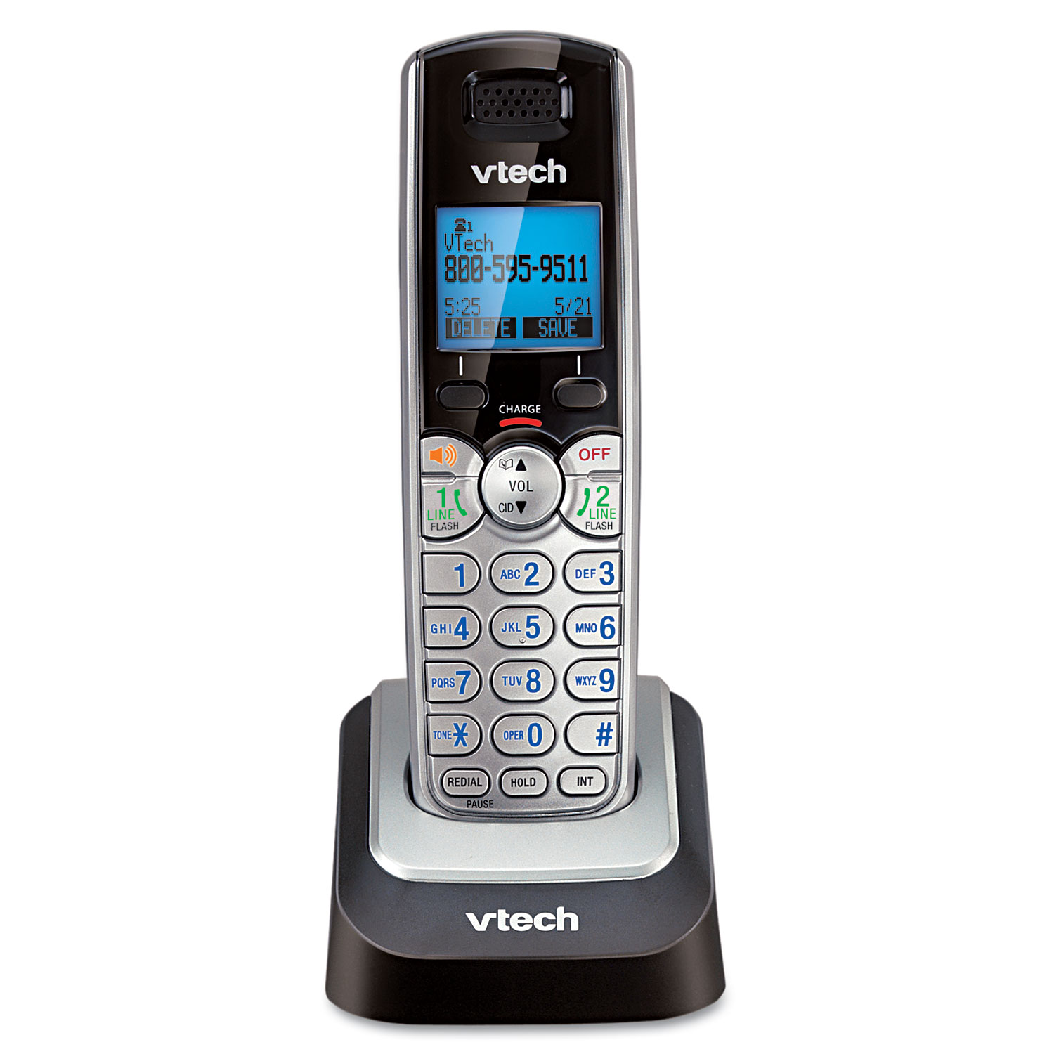  Vtech DS6101 Two-Line Cordless Accessory Handset for DS6151 (VTEDS6101) 
