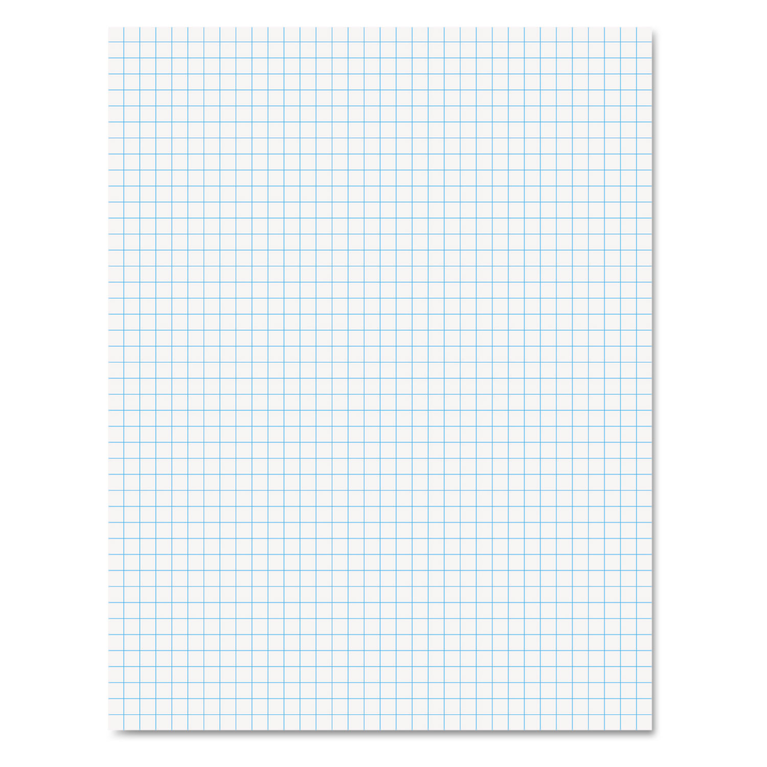  Ampad 22-000 Quadrille Pads, 4 sq/in Quadrille Rule, 8.5 x 11, White, 50 Sheets (TOP22000) 