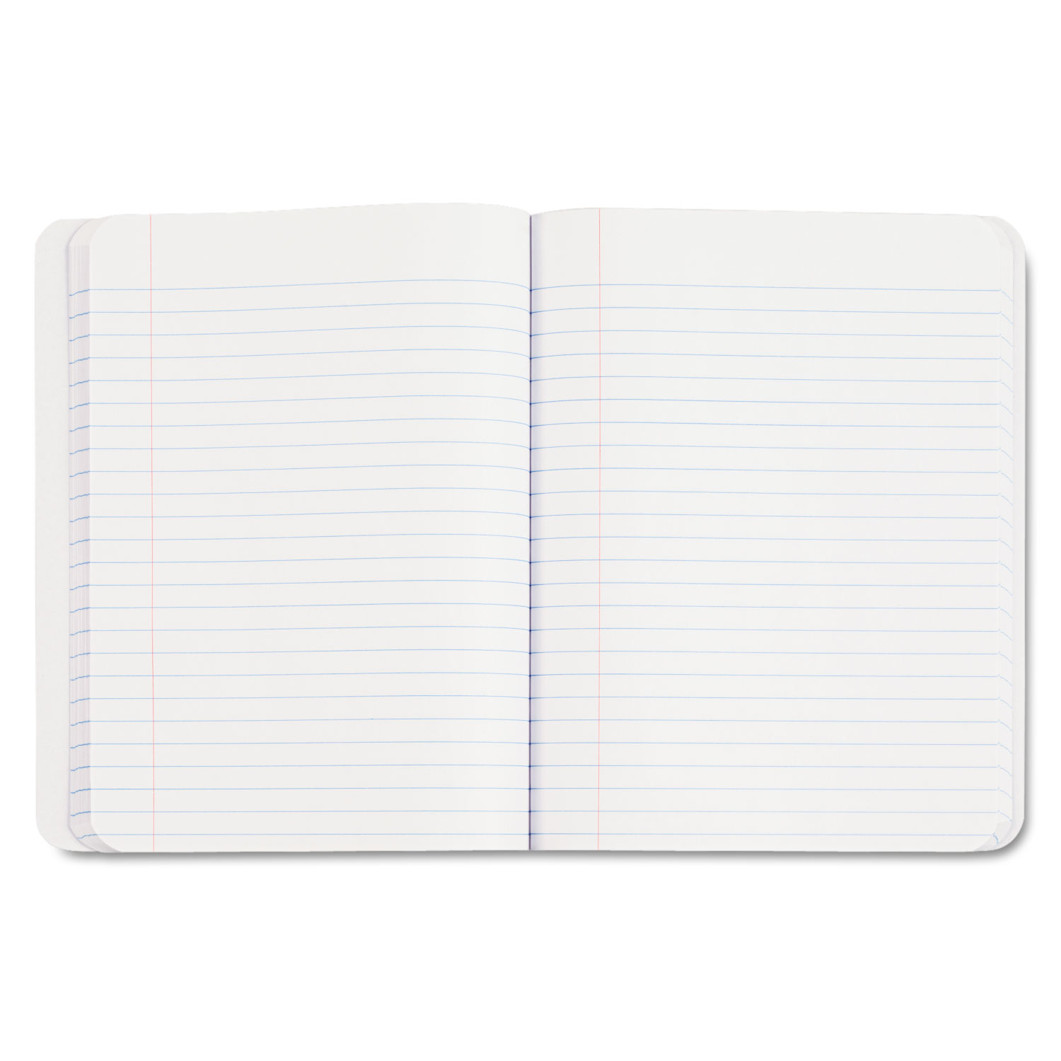 Composition Book w/Hard Cover, Legal/Wide, 9 3/4 x 7 1/2, White, 100 Sheets