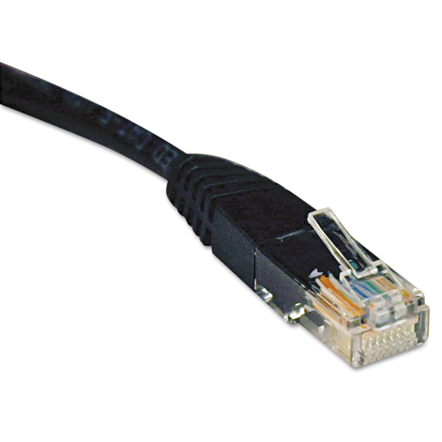  Tripp Lite N002-025-BK Cat5e 350MHz Molded Patch Cable, RJ45 (M/M), 25 ft., Black (TRPN002025BK) 