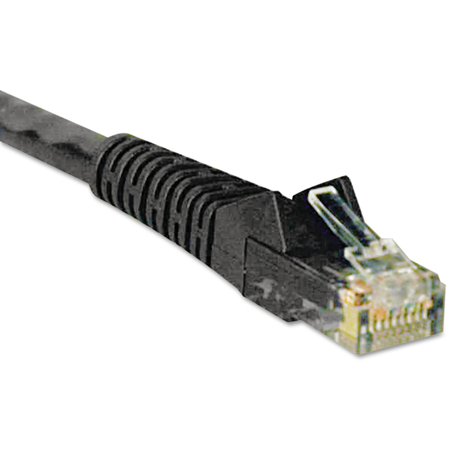CAT6 Snagless Molded Patch Cable, 1 ft, Black