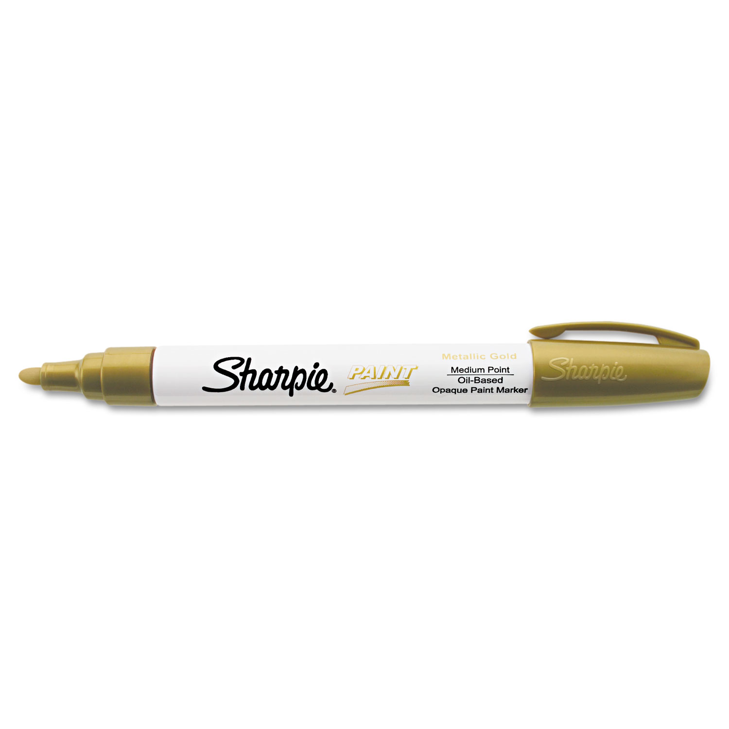  Sharpie 35559 Permanent Paint Marker, Medium Bullet Tip, Gold (SAN35559) 