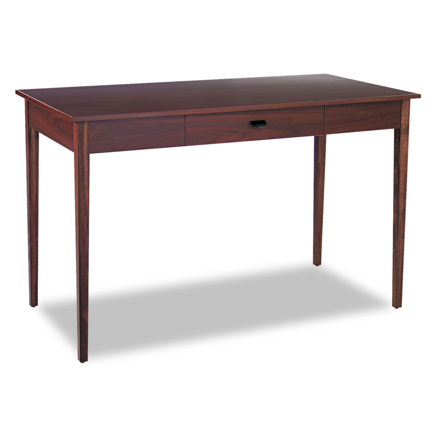  Safco 9446MH Apres Table Desk, 48w x 24d x 30h, Mahogany (SAF9446MH) 