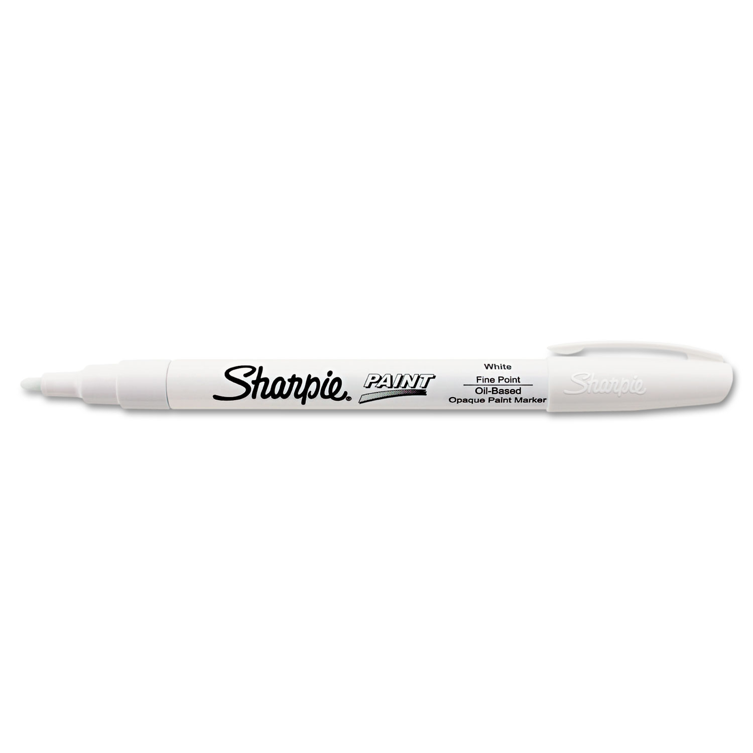  Sharpie 35543 Permanent Paint Marker, Fine Bullet Tip, White (SAN35543) 