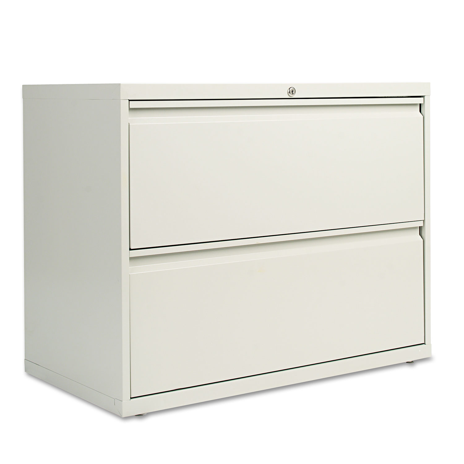 Two Drawer Lateral File Cabinet 36w X 18d X 28h Light Gray