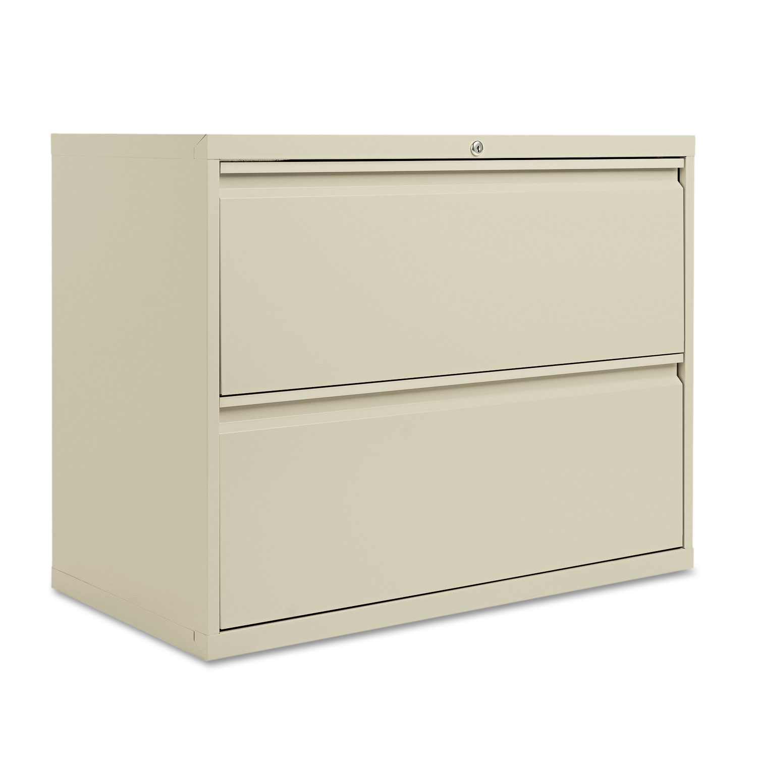  Alera ALELF3629PY Two-Drawer Lateral File Cabinet, 36w x 18d x 28h, Putty (ALELF3629PY) 